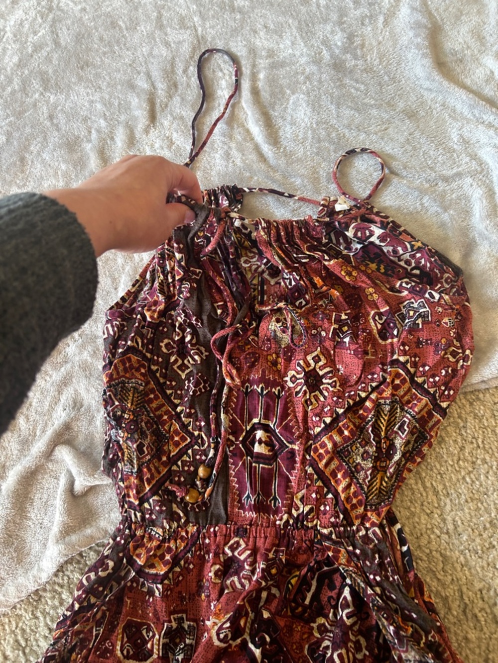 Raga (Anthro) tribal maxi dress with cutouts - Picture 4 of 7